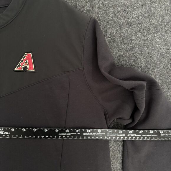 Arizona Diamondbacks Pullover Men's XL Black 1/4 Zip MLB Baseball Nike Dri Fit - Picture 7 of 11